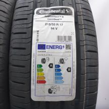 2. 215 55 17 2x CONTINENTAL 215/55 R17 94V EcoContact 6 Seal Sommerreifen 2025 VOLL