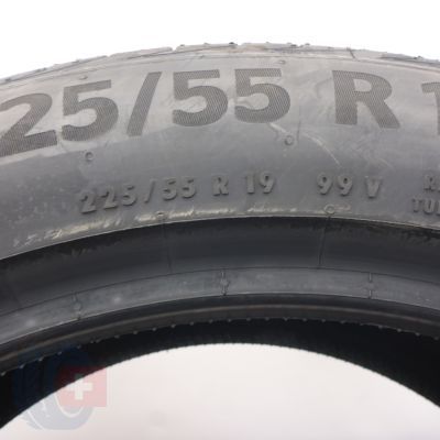 7. 225 55 19 4x CONTINENTAL 225/55 R19 99V PremiumContact 6 Sommerreifen 2024 VOLL WIE NEU 