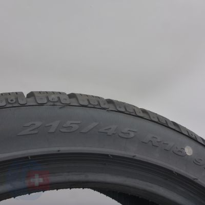 9. 215 45 18 4x PIRELLI 215/45 R18 93V Sottozero Winter 240 SerieII Winterreifen 2023 VOLL WIE NEU