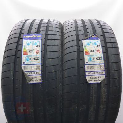245 40 19 2x GOODYEAR 245/40 R19 98Y XL Eagle F1 Asymmetric 3 Sommerreifen 2016 Ungebraucht    