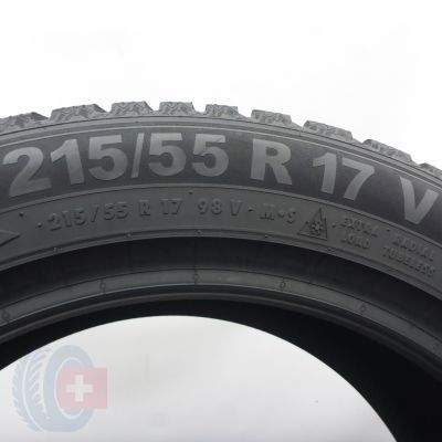 7. 215 55 17 4x SEMPERIT 215/55 R17 98V XL Speed-Grip 5 Winterreifen 2024 8-7mm WIE NEU 