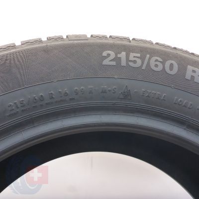 5. 215 60 16 2x CONTINENTAL 215/60 R16 99H XL ContiWinterContact TS830P Winterreifen 2023 8mm