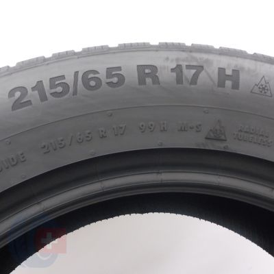 6.  215 65 17 2x CONTINENTAL 215/65 R17  99H WinterContact TS 850 P SUV Winterreifen 202- 6,2-6,5mm