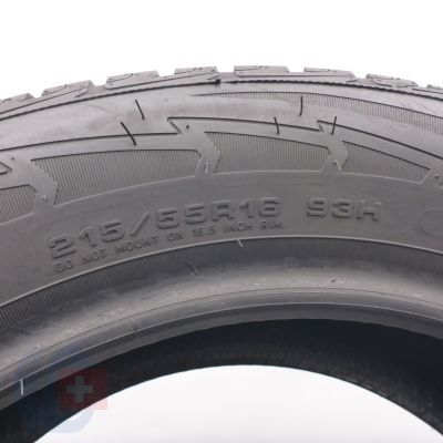 7. 215 55 16 4x GOODYEAR 215/55 R16 93H Ultra Grip Performance Gen-1 Winterreifen 2018 6,7-7mm