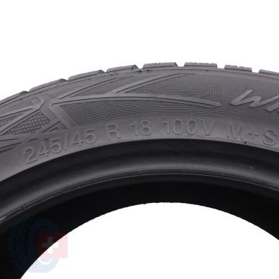 6. 245 45 18 4x VREDESTEIN 245/45 R18 100V Wintrac Pro Winterreifen 6,2-6,8mm 2022