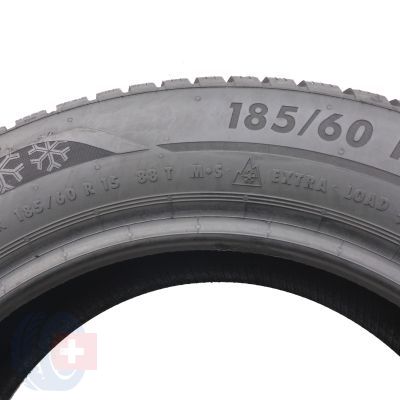 4. 2 x ESA TECAR 185/60 R15 88T Supergrip PRO Winterreifen 2019 WIE NEU 7,8mm