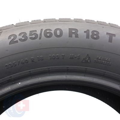 6. 235 60 18 2x CONTINENTAL 235/60 R18 103T WinterContact TS 850 P SEAL Winterreifen 2022 8mm  WIE NEU