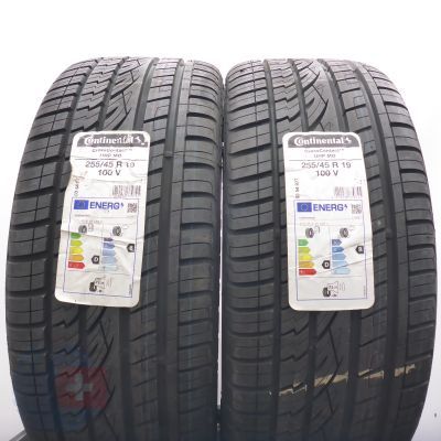 4.  255 45 19 4x CONTINENTAL 255/45 R19 100V CrossContact UHP M0 Sommerreifen 2022 Ungebraucht   
