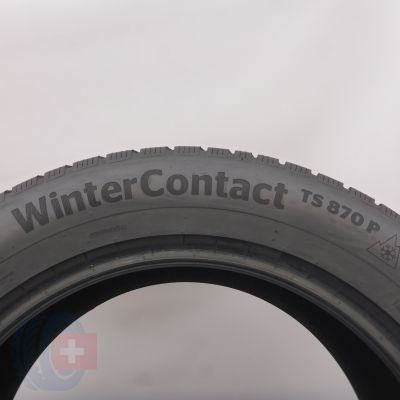 3. 255 55 19 1x CONTINENTAL 255/55 R19 111V XL WinterContact TS 870 P Winterreifen 2024 7,8mm WIE NEU 