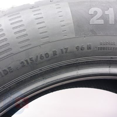 4. 215 60 17 2x CONTINENTAL 215/60 R17 96H ContiEcoContact 5 Sommerreifen 2016 6,8-7mm