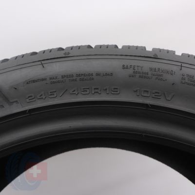 5. 245 45 19 1x DUNLOP 245/45 R19 102V XL Winter Sport 5 Winterreifen 2022 8,5mm