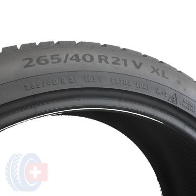 6. 2 x CONTINENTAL 265/40 R21 105V XL WinterContact TS 860 Winterreifen 2020 6-6.8mm