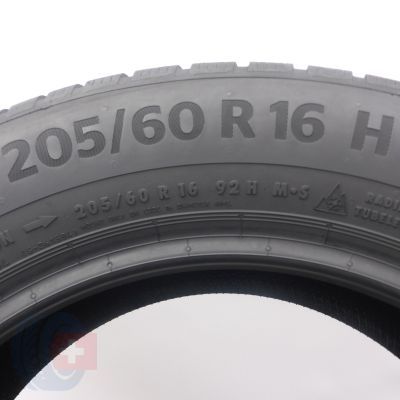 5. 205 60 16 2x CONTINENTAL 205/60 R16 92H WinterContact TS870P Winterreifen 2024 8,8mm
