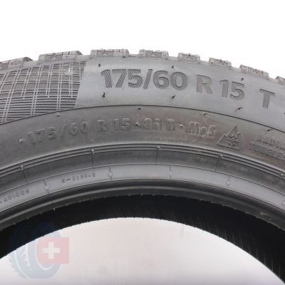 8. 175 60 15 4x CONTINENTAL 175/60 R15 81T WinterContact TS 860 Winterreifen 2023 Ungebraucht    
