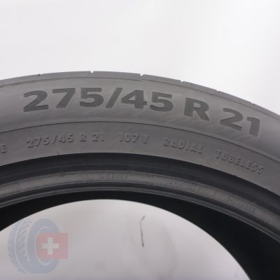 6. 275 45 21 2x CONTINENTAL 275/45 R21 107Y XL SportContact 6 M0  Sommerreifen 2020/21 6mm