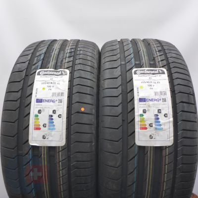2. 255 40 19 4x CONTINENTAL 255/40 R19 100Y XL AO ContiSportContact 5P Sommerreifen 2023 VOLL