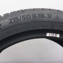 7. 215 50 18 4x CONTINENTAL 215/50 R18 92V WinterContact TS 870 P Winterreifen 2024 VOLL WIE NEU 