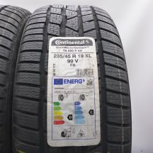 2.  235 45 19 2x CONTINENTAL 235/45 R19 99V XL ContiWinterContact TS 830 P A0 Winterreifen 2023 VOLL WIE NEU 