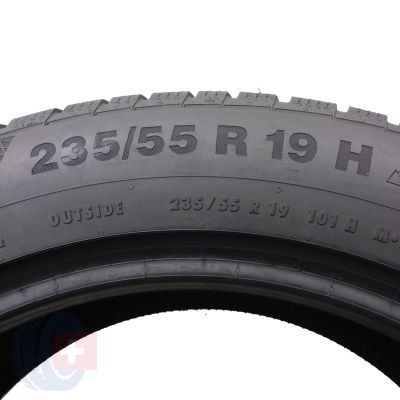 5. 2 x CONTINENTAL 235/55 R19 101H WinterContact TS850P SUV M0E Run Flat SSR Winterreifen 2022 6,4-6,7mm