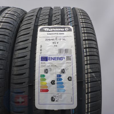 2. 225 45 17 4x BARUM 225/45 R17 94Y XL Bravuris 5HM Sommerreifen 2024 VOLL 2. 225 45 17 4x BARUM 225/45 R17 94Y XL Bravuris 5HM Sommerreifen 2024 VOLL