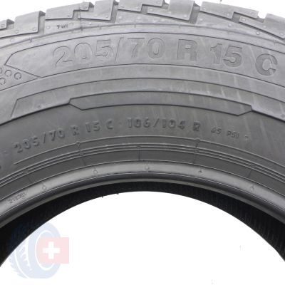 7. 205/ 70 15C 4x CONTINENTAL 205/70 R15C 106/104R ContiVanContact 100 Sommerreifen 2020 VOLL WIE NEU