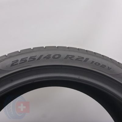 4. 255 40 21 2x PIRELLI 255/40 R21 102V XL PZero VOL PNCS Sommerreifen 2022 5,8mm