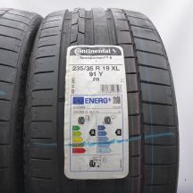 2. 235 35 19 2x CONTINENTAL 235/35 R19 91Y XL SportContact 6 BMW Sommerreifen 2022 Ungebraucht  