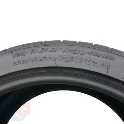 4. 335 30 20 2x MICHELIN 335/30 R20 108Y XL N0 Pilot SuperSport Sommerreifen 2015 6-6,2mm