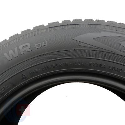 5. 4 x NOKIAN 215/65 R16 102H XL WR D4 Winterreifen 2017  6-7mm 