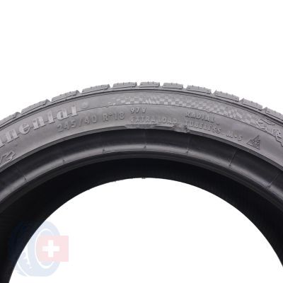 7. 245/40 R18 4x CONTINENTAL 97V XL ContiWinterContact TS810S MO Winterreifen 2017 7-7,2mm 7. 245/40 R18 4x CONTINENTAL 97V XL ContiWinterContact TS810S MO Winterreifen 2017 7-7,2mm