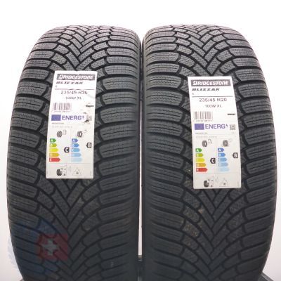 235 45 20 2x BRIDGESTONE 235/45 R20 100W XL Blizzak 6 Winterreifen 2025 VOLL WIE NEU  