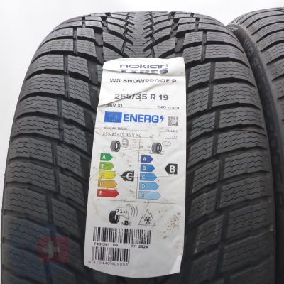 2. 255 35 19 4x NOKIAN 255/35 R19 96V XL WR Snowproof P Winterreifen 2021 Ungebraucht  