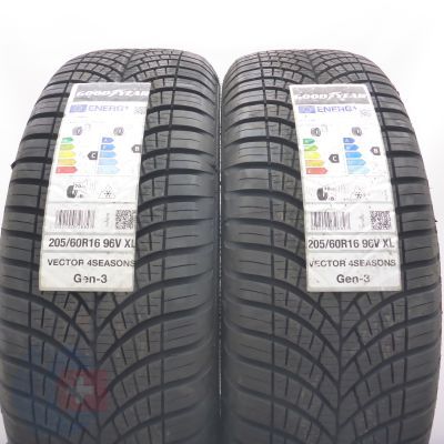 205 60 16 2x GOODYEAR 205/60 R16 96V XL Vector 4Seasons Gen3 Ganzjahresreifen 2022 VOLL