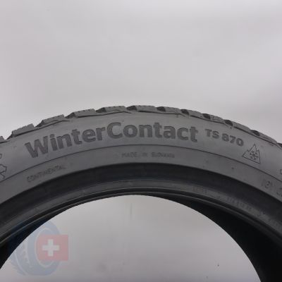 6. 225 45 17 2x CONTINENTAL 225/45 R17 91H WinterContact Ts870 Winterreifen 2023 8mm