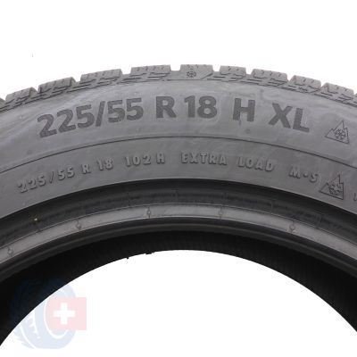 3. 225 55 18 1x CONTINENTAL 225/55 R18 102H XL WinterContact TS860S BMW MO Winterreifen 2023 7,8mm