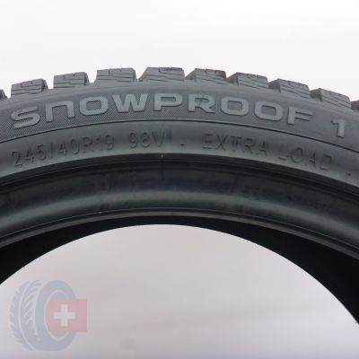 4. 245 40 19 4x NOKIAN 245/40 R19 98V XL Snowproof1 Winterreifen 2024 WIE NEU 8mm