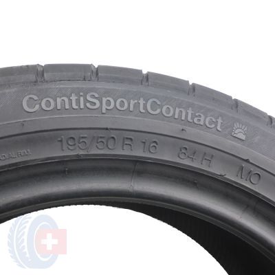 5. 2 x CONTINENTAL 195/50 R16 84H ContiSportContact MO Sommerreifen 2015 6,2 ; 6,5mm
