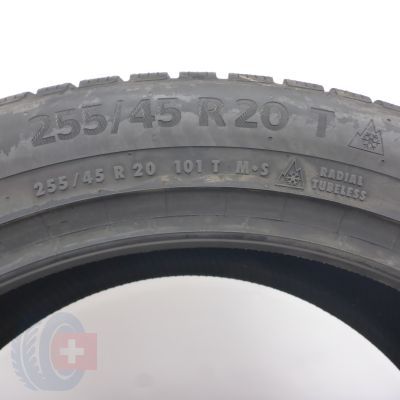 7. 255 45 20 4x CONTINENTAL 255/45 R20 101T WinterContact TS 870 P Winterreifen 2024 VOLL WIE NEU 