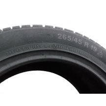 6. 2 x CONTINENTAL 265/45 R19 105V XL ContiWinterContact TS 830 P N0 Winterreifen DOT16  7.2mm