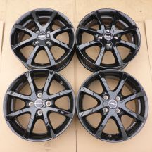 4 x Alufelgen 15 Dacia Nissan Renault 4x100 5,5J Et45 Borbet WIE NEU Sandero Micra Laguna