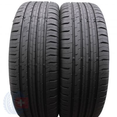 2. 4 x CONTINENTAL 215/60 R17 96H WIE NEU ContiEcoContact 5 96H Sommerreifen DOT18 B B 71dB