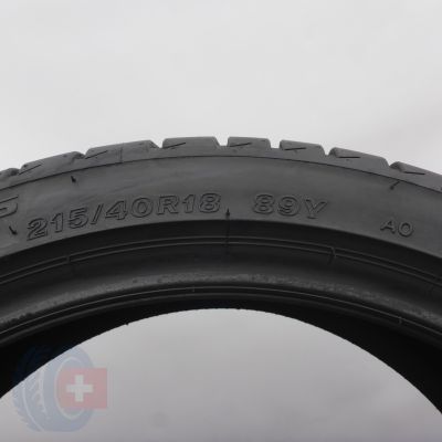 5. 215 40 18 4x BRIDGESTONE 215/40 R18 89Y XL AO Turanza T005 Sommerreifen 2020 7,2-7,5mm