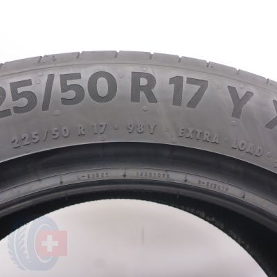 6.  225 50 17 2x CONTINENTAL 225/50 R17  98Y XL PremiumContact 6 Sommerreifen 2021 6mm