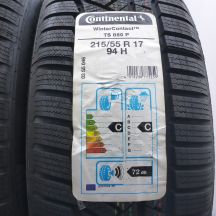 2. 215 55 17 4x CONTINENTAL 215/55 R17 94H WinterContact TS 850 P Winterreifen 2020 Ungebraucht  