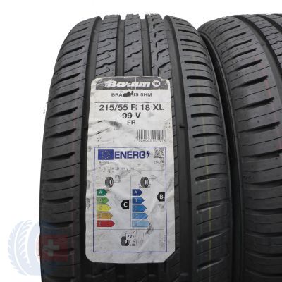 2. 215 55 18 2x BARUM 215/55 R18 99V XL Bravuris 5HM Sommerreifen 2022  VOLL WIE NEU