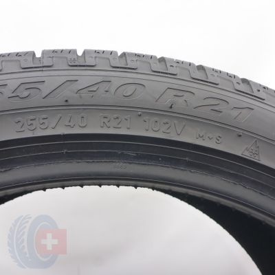 8.  255 40 21 4x PIRELLI  255/40 R21 102V  Scorpion Winter 2021 Winterreifen 7-6,8-6,2mm