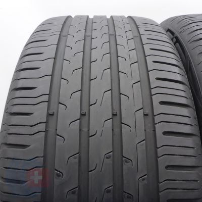 2. 245 45 18 2x CONTINENTAL 245/45 R18 96W EcoContact6 Sommerreifen 2023 5,8-6mm