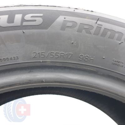 8.  215 55 17 4x HANKOOK  215/55 R17 98H XL Ventus Prime 4 Sommerreifen 2025 VOLL WIE NEU 