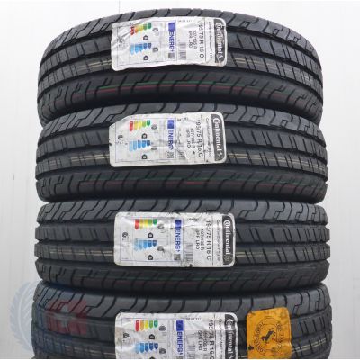 195 75 16C 4x CONTINENTAL 195/75 R16C 107/105R ContiVanContact 100  Sommerreifen 2022 VOLL WIE NEU 