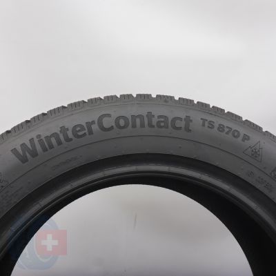 6. 215 60 17 2x CONTINENTAL 100V XL WinterContact TS 870 P Winterreifen 2023 7,2-8,5mm 
